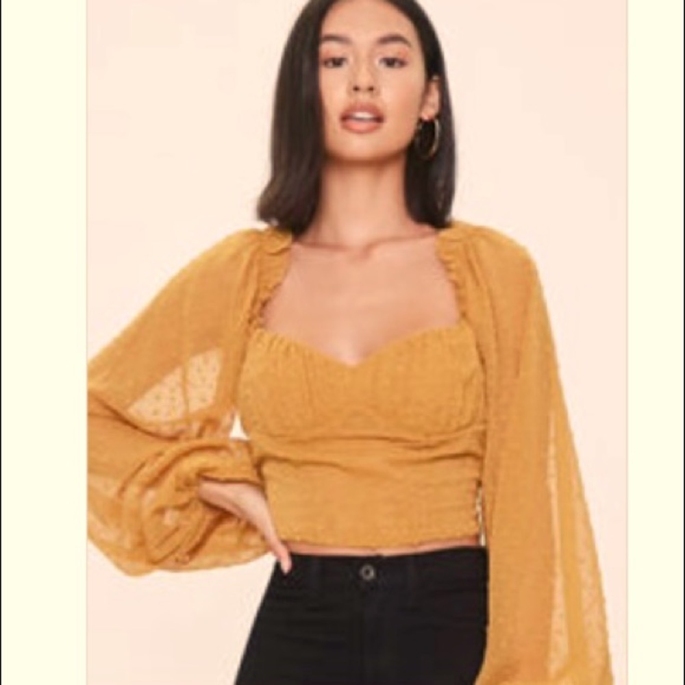 Chiffon crop top